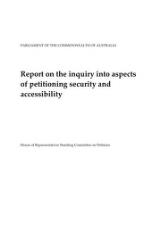 Thumbnail - Report on the inquiry into aspects of petitioning security and accessibility