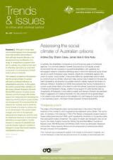 Thumbnail - Assessing the social climate of Australian prisons