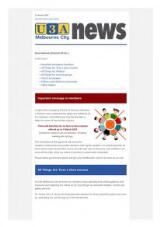Thumbnail - U3A Melbourne City News.