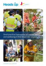 Thumbnail - Good practice framework for mental health and wellbeing in first responder organisations.