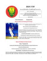 Thumbnail - Break o'day : Australian Cricket Society Tasmania Inc. newsletter.