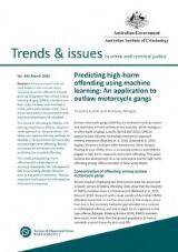 Thumbnail - Predicting high-harm offending using machine learning : an application to outlaw motorcycle gangs
