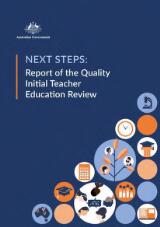 Thumbnail - Next steps : report of the Quality Initial Teacher Education Review.