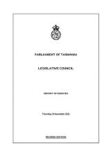 Thumbnail - Legislative Council report of debates.