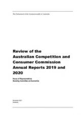 Thumbnail - Review of the Australian Competition and Consumer Commission annual reports 2019 and 2020