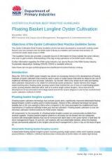 Thumbnail - Floating basket longline oyster cultivation : Oyster cultivation best practice guidelines