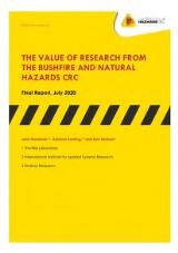 Thumbnail - The value of research from the Bushfire and Natural Hazards CRC : Final report, July 2020