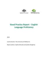 Thumbnail - Good practice report : English language proficiency