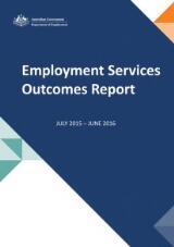 Thumbnail - Employment services outcomes report, July 2015-June 2016.