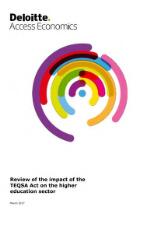 Thumbnail - Review of the impact of the TEQSA Act on the higher education sector