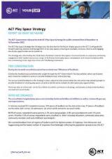 Thumbnail - ACT Play Space Strategy : report on what we heard.