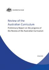 Thumbnail - Preliminary report on the progress of the Review of the Australian Curriculum