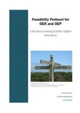 Thumbnail - Feasibility protocol for OER and OEP : a decision making tool for higher education