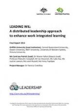Thumbnail - Leading WIL: a Distributed Leadership Approach to Enhance Work Integrated Learning : Final Report 2014 [PDF].