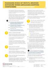 Thumbnail - Managing risks of methyl bromide exposure when unpacking shipping containers : information sheet