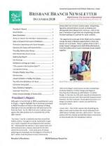Thumbnail - Brisbane Branch newsletter