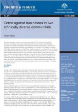 Thumbnail - Crime against businesses in two ethnically diverse communities