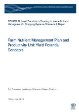 Thumbnail - Farm nutrient management plan and productivity unit yield potential concepts