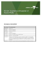 Thumbnail - ICA-24 : Treatment and inspection of aquatic plants.
