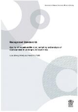 Thumbnail - Recognised standard 05 : quality of incombustible dust, sampling and analysis of roadway dust in underground coal mines