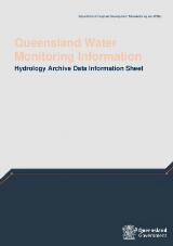 Thumbnail - Queensland water monitoring information : hydrology archive data information sheet