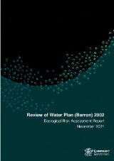 Thumbnail - Review of Water Plan (Barron) 2002 : ecological risk assessment report