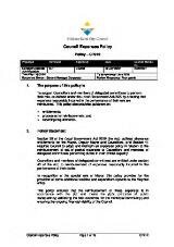 Thumbnail - Council Expenses Policy : Policy - CP012