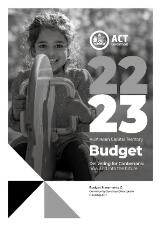Thumbnail - Australian Capital Territory budget 2022-23: delivering for Canberrans now and into the future : budget statements G. Community Services Directorate, Housing  ACT.