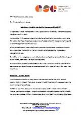 Thumbnail - Submission to draft strategic bushfire management plan (SBMP).