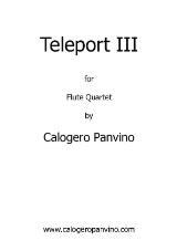 Thumbnail - Teleport III : for flute quartet