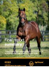 Thumbnail - Final report summary : understanding and reducing the effects of heat stress on thoroughbred stallion fertility : a PHD study