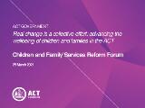 Thumbnail - Children and Family Services Reform Forum.