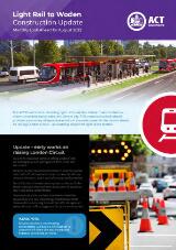 Thumbnail - Light rail to Woden construction update : monthly look-ahead.
