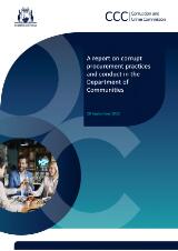 Thumbnail - A report on corrupt procurement practices and conduct within the Department of Communities