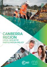 Thumbnail - Canberra Region local industry participation policy.