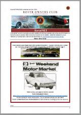 Thumbnail - RoverNET : the weekly e-newsletter of the Rover Owners Club Inc. N.S.W. & A.C.T.
