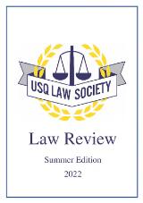 Thumbnail - USQ Law Society law review.