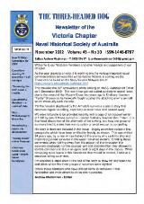 Thumbnail - The three-headed dog : newsletter of the Victoria Chapter, Naval Historical Society of Australia.
