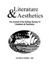 Thumbnail - Literature & aesthetics : the journal of the Sydney Society of Literature and Aesthetics.