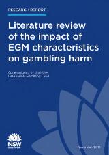 Thumbnail - Literature review of the impact of EGM characteristics on gambling harm