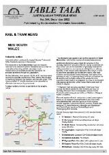 Thumbnail - Table talk : Australasian timetable news.