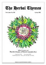 Thumbnail - The Herbal thymes : official newsletter of Herb Society of Western Australia (Inc).
