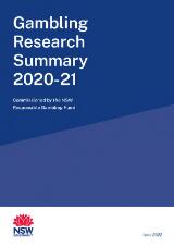 Thumbnail - Gambling research summary report 2020-21
