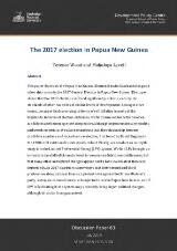 Thumbnail - Development Policy Centre discussion paper.