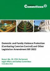 Thumbnail - Domestic and Family Violence Protection (Combating Coercive Control) and Other Legislation Amendment Bill 2022