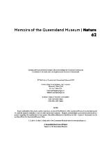 Thumbnail - Memoirs of the Queensland Museum : nature.