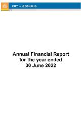 Thumbnail - Financial report for the year ended 30th June...