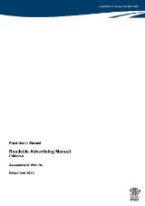 Thumbnail - Roadside advertising manual, assessment volume : practitioner manual