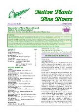 Thumbnail - Newsletter : newsletter of Pine Rivers Branch, Native Plants Queensland.