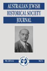 Thumbnail - Australian Jewish Historical Society journal.